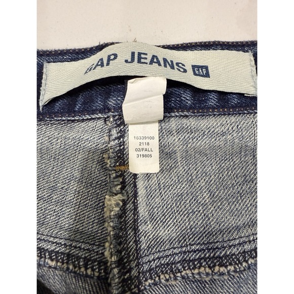 Vintage Gap Jeans Maxi Skirt Womens 14 Blue Medium Wash Y2K 90s Boho Western - Picture 16 of 16